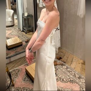 White Strapless Dress